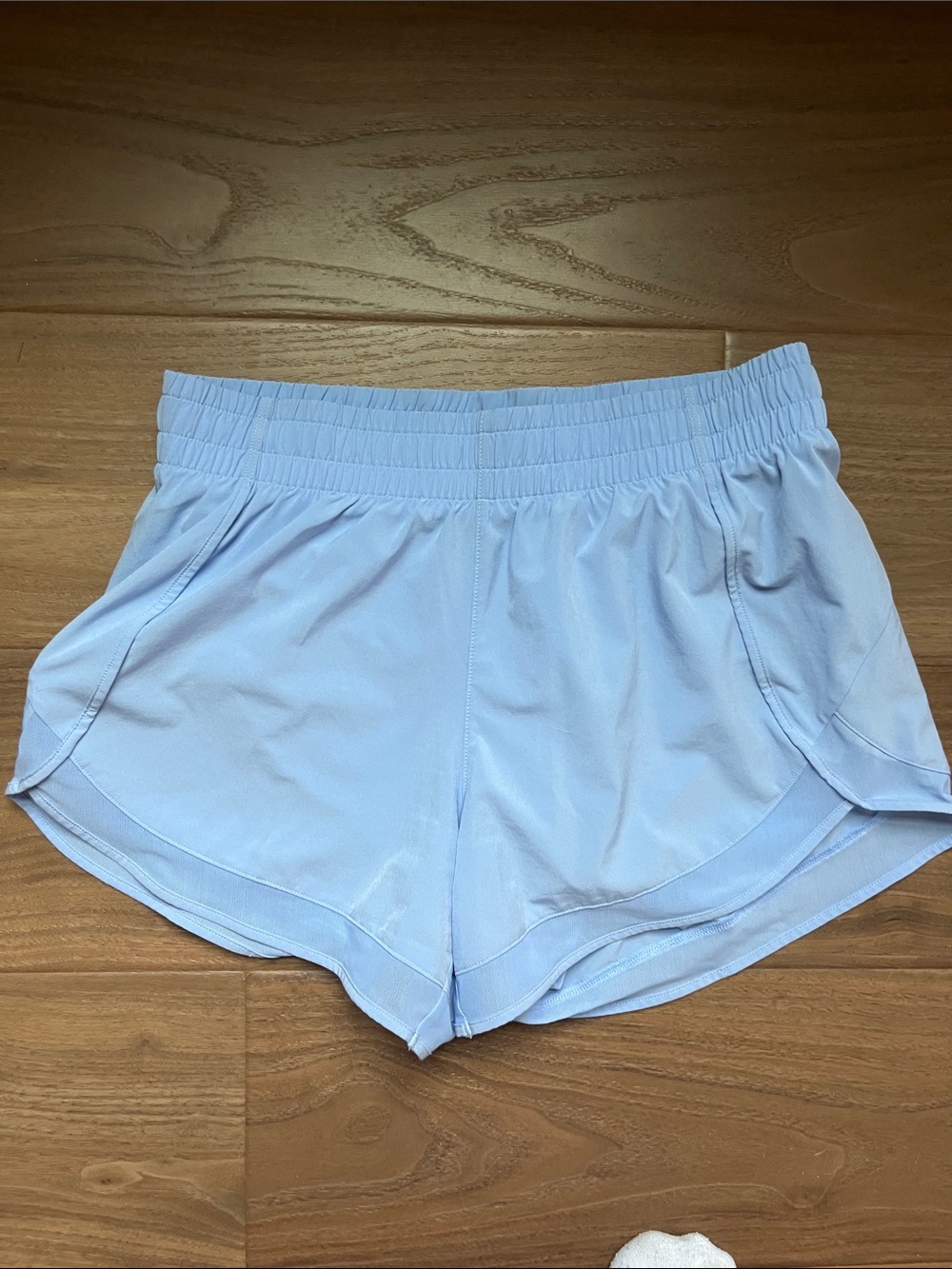 Athleta Mesh Racer Run 4” Short periwinkle XS